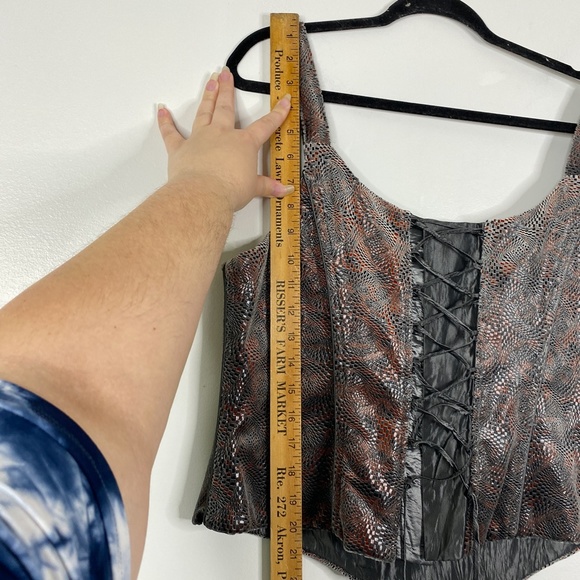 VTG Eliza of California Corset Top 2X (Runs small) Costume Cosplay - Picture 12 of 16